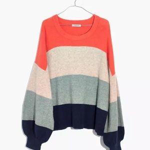 Madewell Gladwell Balloon Sleeve Sweater